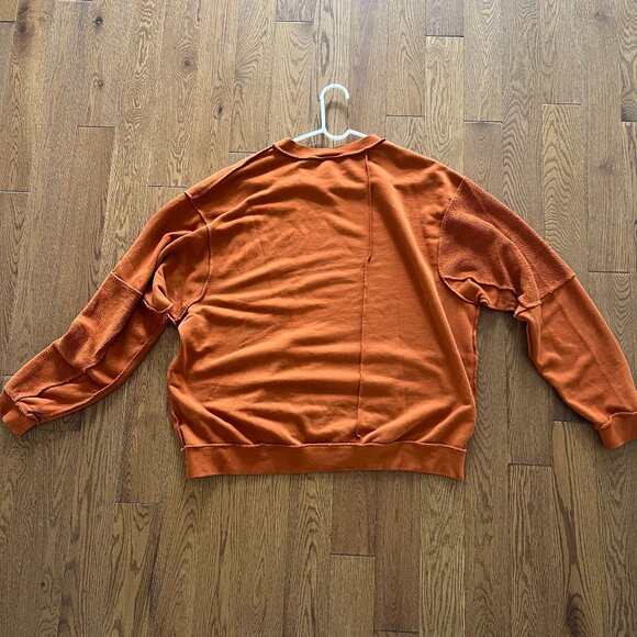 Nike Sportswear Icon Clash Fleece Sweatshirt Women’s L Rust Burnt Orange Loose F - Picture 9 of 9